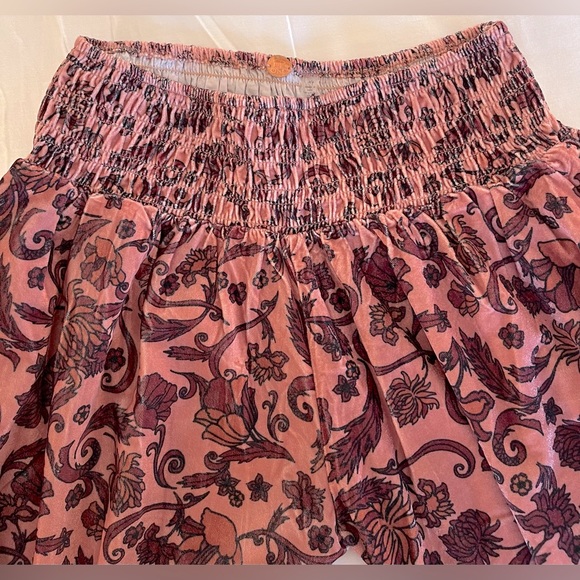 Free People Pink Patterned Pants - Picture 4 of 6